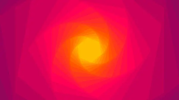Katmanlı şekilleri olan soyut geometrik girdap ve pembe, turuncu ve sarı harmanlanmış sıcak gradyan modern tasarım arka planı veya yaratıcı sanat eserleri, vektör illüstrasyonu için ideal