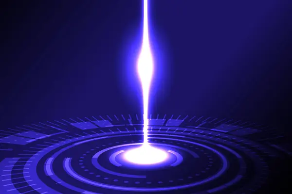 Soyut arkaplan dijital teknoloji ağ iletişim konsepti, Vektör illüstrasyonu