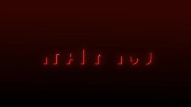 Teşekkürler Metin kırmızı ışık yanıp sönen işaret ışığı grafiksel animasyon grafiksel arkaplan