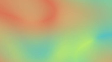 Bulanık hareketli mavi turuncu yeşil eğimli ses çizgisi