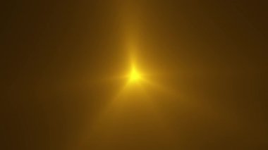 Çerçeve merkezinden gelen turuncu ışık, ışık ışınlarının animasyonları, güzel spot ışıkları efektleri.