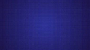 Simple blueprint-style grid background with dark blue gradient, perfect for design, technology and architecture themes, vector illustratio