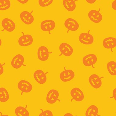 Cadılar Bayramı Jack o fener Vektör Kusursuz Desen