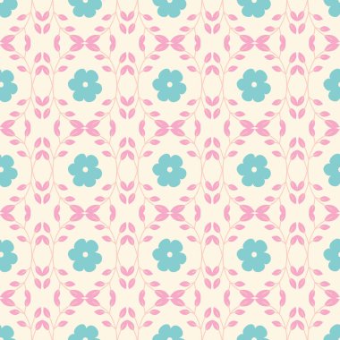 Bahçe Pastası Vektör Yaprakları Kusursuz Arkaplan Deseni