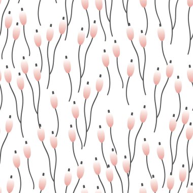 Bitki Kapsülleri Doku Vektörü Kusursuz Desen