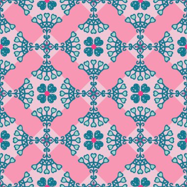 Akdeniz Geometrik Döşeme Vektörü Kusursuz Desen 