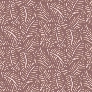 Natural Organic Leaves Seamless Pattern