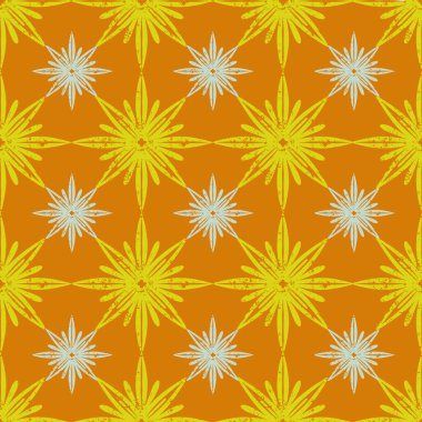 Simetrik Yıldız Döşeme Vektörü Kusursuz Desen