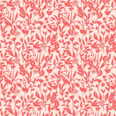 Ditsy Tek Renkli Vektör Kalıbını Bırakıyor