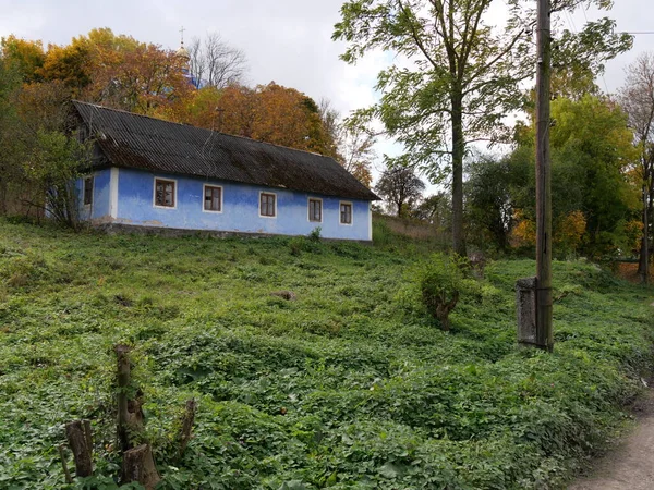 Украинский Заброшенный Дом Деревне — стоковое фото