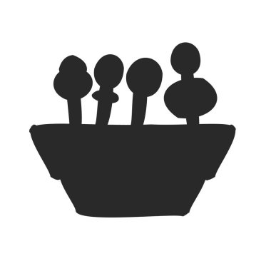 Rostrum black flat icon isolated on white background. Vector illustration