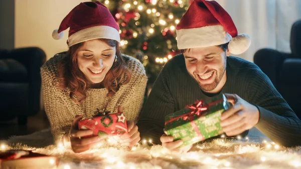 Kilka Wymian Christmas Gift Box — Zdjęcie stockowe