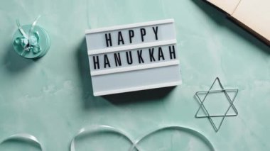 Hanukkah Arkaplanının Genel Görünümü 