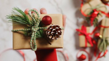 Noel arkaplanının genel görünümü