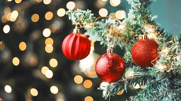 stock image Christmas Balls On The Branch.