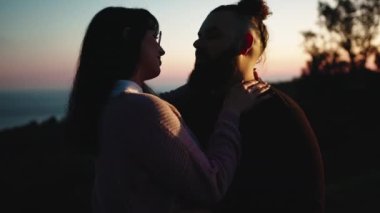 Happy Couple Enjoy the life outdoor 