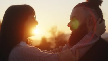 Happy Couple Enjoy the life outdoor 