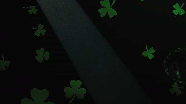 Flat Layer Saint Patricks Day Background — Stock videók