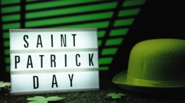 Close up of Saint Patricks Day background 