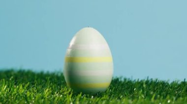 Boyalı Paskalya Yumurtası Dekorasyonu Arkaplanı 