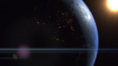 Uzaydan görünen dünyanın dijital temsili