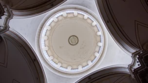 Vista Interior Una Iglesia Cristiana — Vídeo de stock