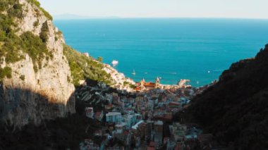 Amalfi Coast havadan görünümü 