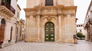 Antik Scicli Barok Kilisesi.