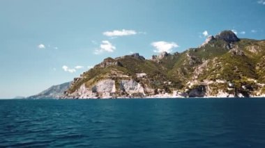 Amalfi coast denizden gördüm.