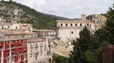 Antik Sicilya Bizans şehri. Ragusa İtalya.