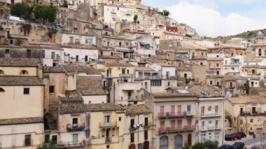 Antik Sicilya Bizans şehri. Ragusa İtalya.