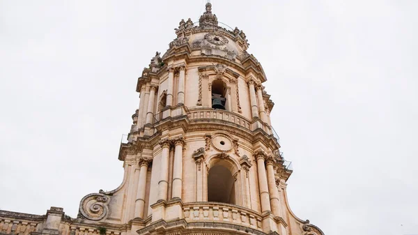 Oude Barokke Kathedraal Van Modica George Kerk — Stockfoto