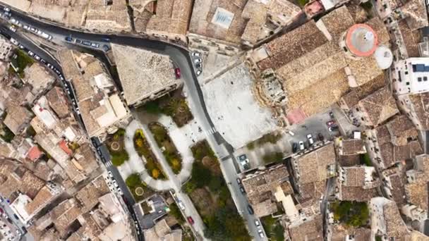 Αεροφωτογραφία Της Μόντικα Σικελία Ιταλία — Αρχείο Βίντεο