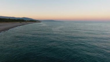 Sakin okyanusun havadan görünüşü 