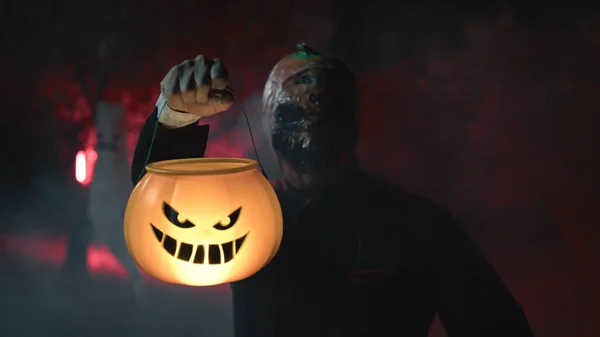 Gruseliges Monster Der Halloween Nacht — Stockfoto