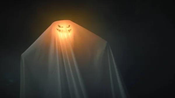 ハロウィーンの幽霊は夜を引き起こします — ストック写真