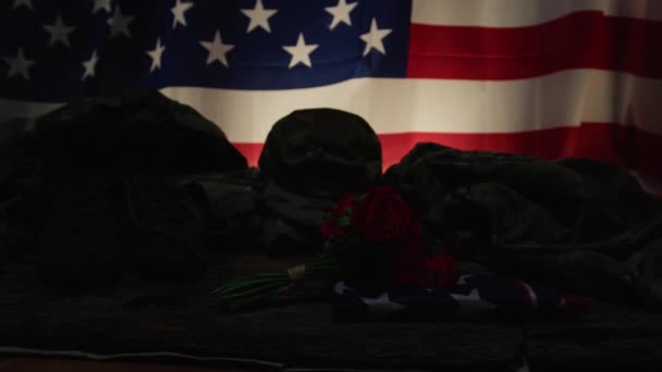Close Veterans Day Background — Vídeo de Stock