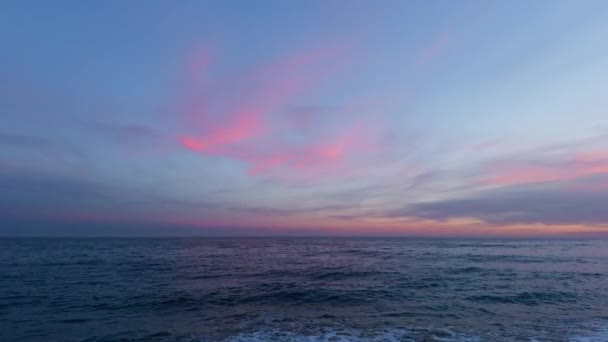 海に沈む夕日 — ストック動画