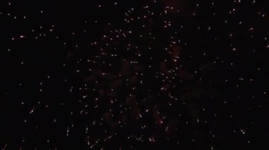 Sydney 'de Renkli Havai fişek Gösterimi . 