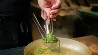 Spagetti için Şef Aletlerinin Ayrıntıları .