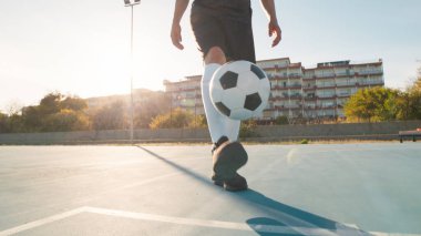 Yetenekli Bir Adam İçin Futbol Serbest Stili . 