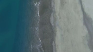 Aerial view of calm ocean 