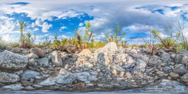Doğal Manzaranın Panoramik Görünümü 