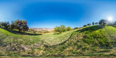 Doğal Manzaranın Panoramik Görünümü 