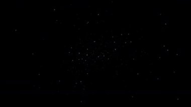 Kış, yavaşça düşen kar etkisi. 