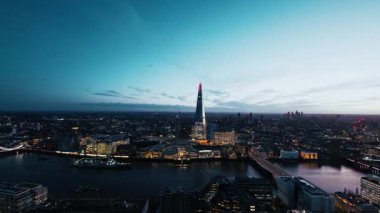 Akşam boyunca Londra Skyline . 