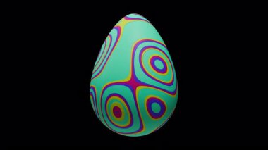 Renkli Paskalya Yumurtasının Dönüşü . 