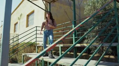 Stadyumdaki Dansçı . 