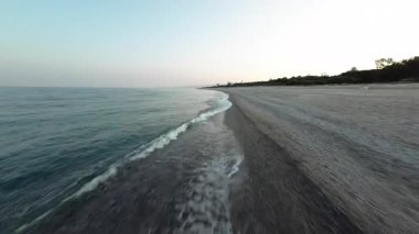 Sakin okyanusun havadan görünüşü 