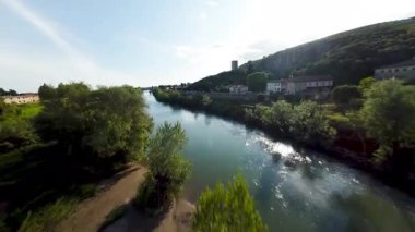 Nehirde İHA FPV ile uçmak. 